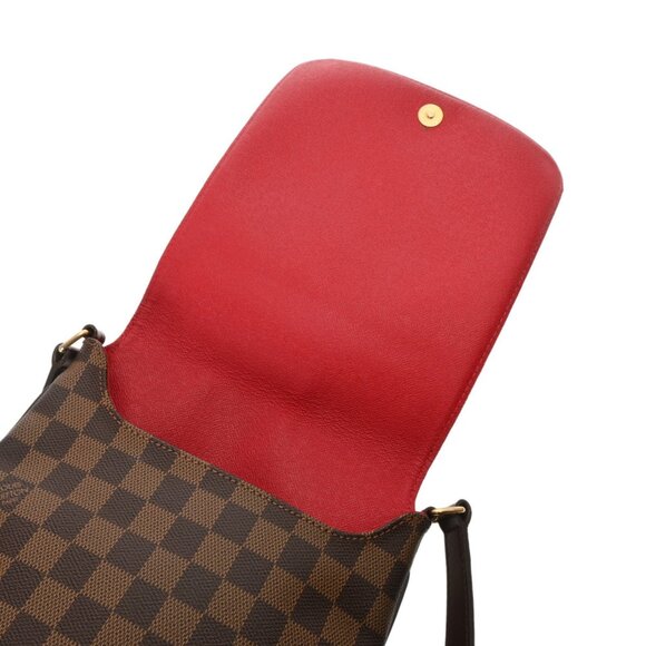 LOUIS VUITTON Authentic Brown Damier Canvas Shoulder Bag